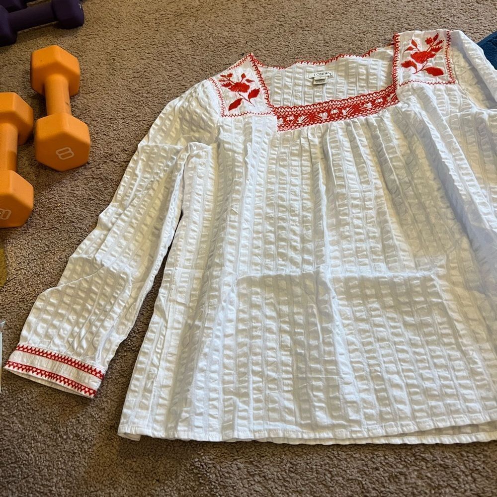 J crew small blouse - Picture 4 of 8